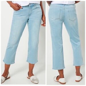 NYDJ Women’s Size 10 Marilyn Straight Crop Jeans in Cool Embrace - Hollander